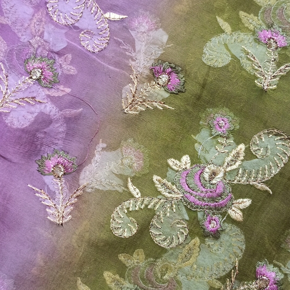 Pure Chiffon Dupatta - Picture 8 of 12